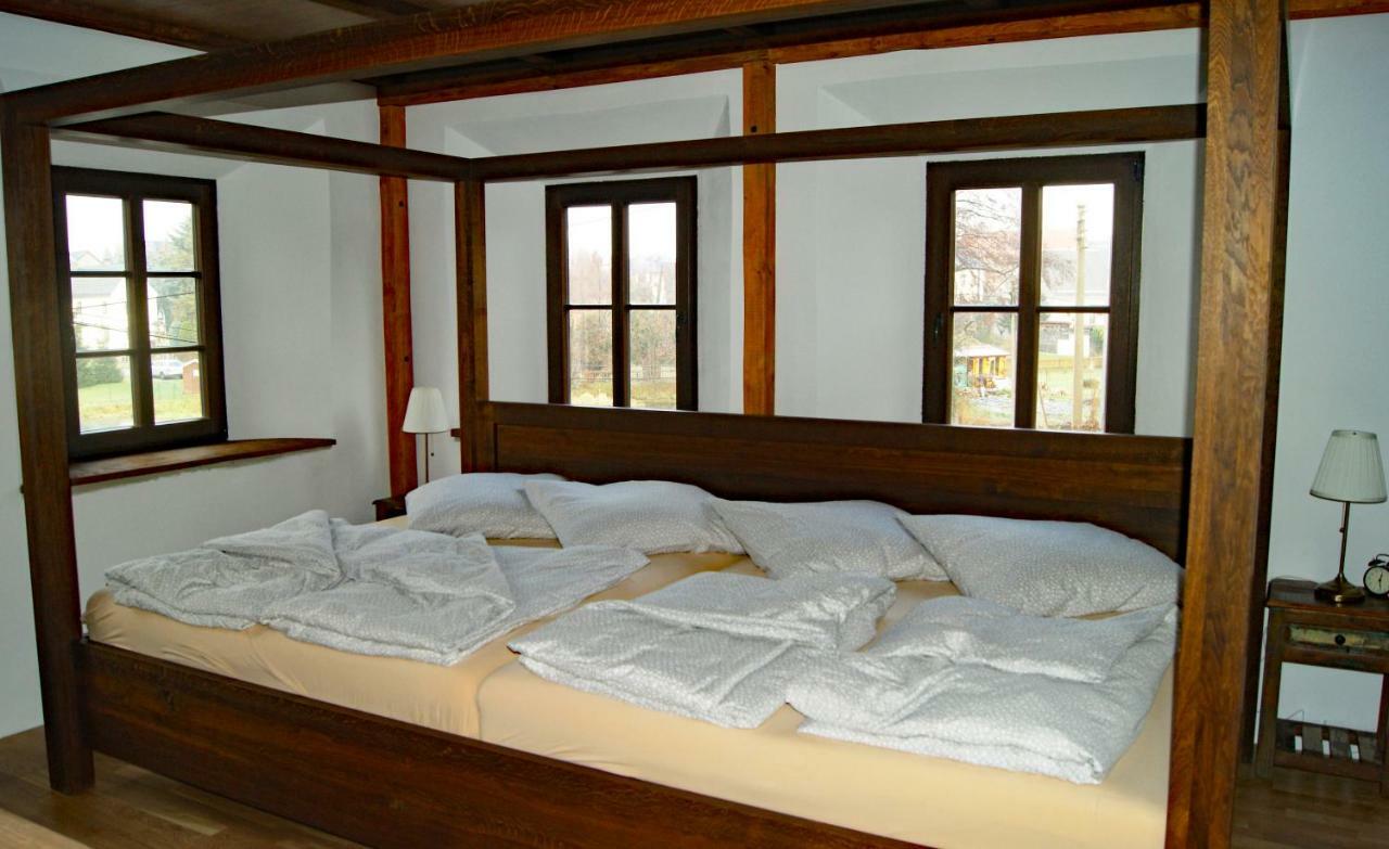 Ferienwohnung Laternenstube Mit Familienbett - Rittergut Leppersdorf Extérieur photo