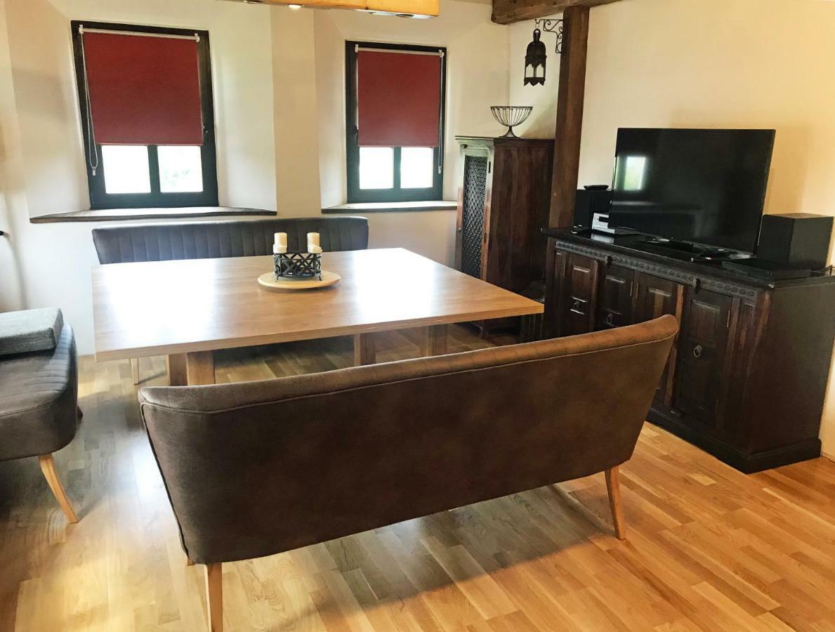 Ferienwohnung Laternenstube Mit Familienbett - Rittergut Leppersdorf Extérieur photo